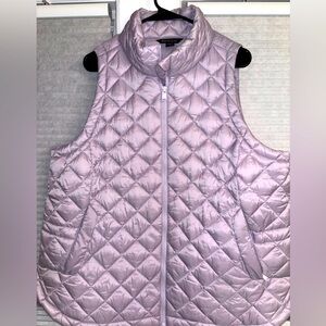 Athleta Light Purple Quilted Vest NWOT